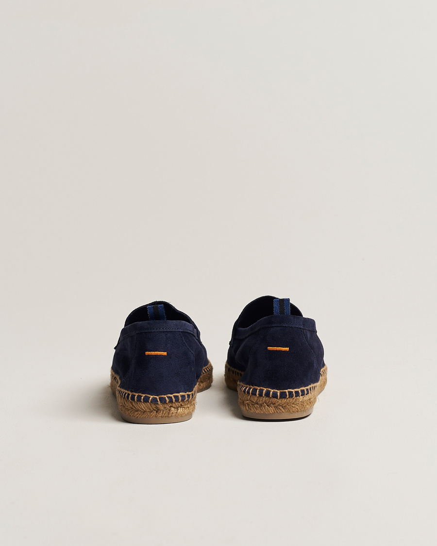 Herre | Espadrillos | Castañer | Nacho Casual Suede Loafers Azul Oscuro