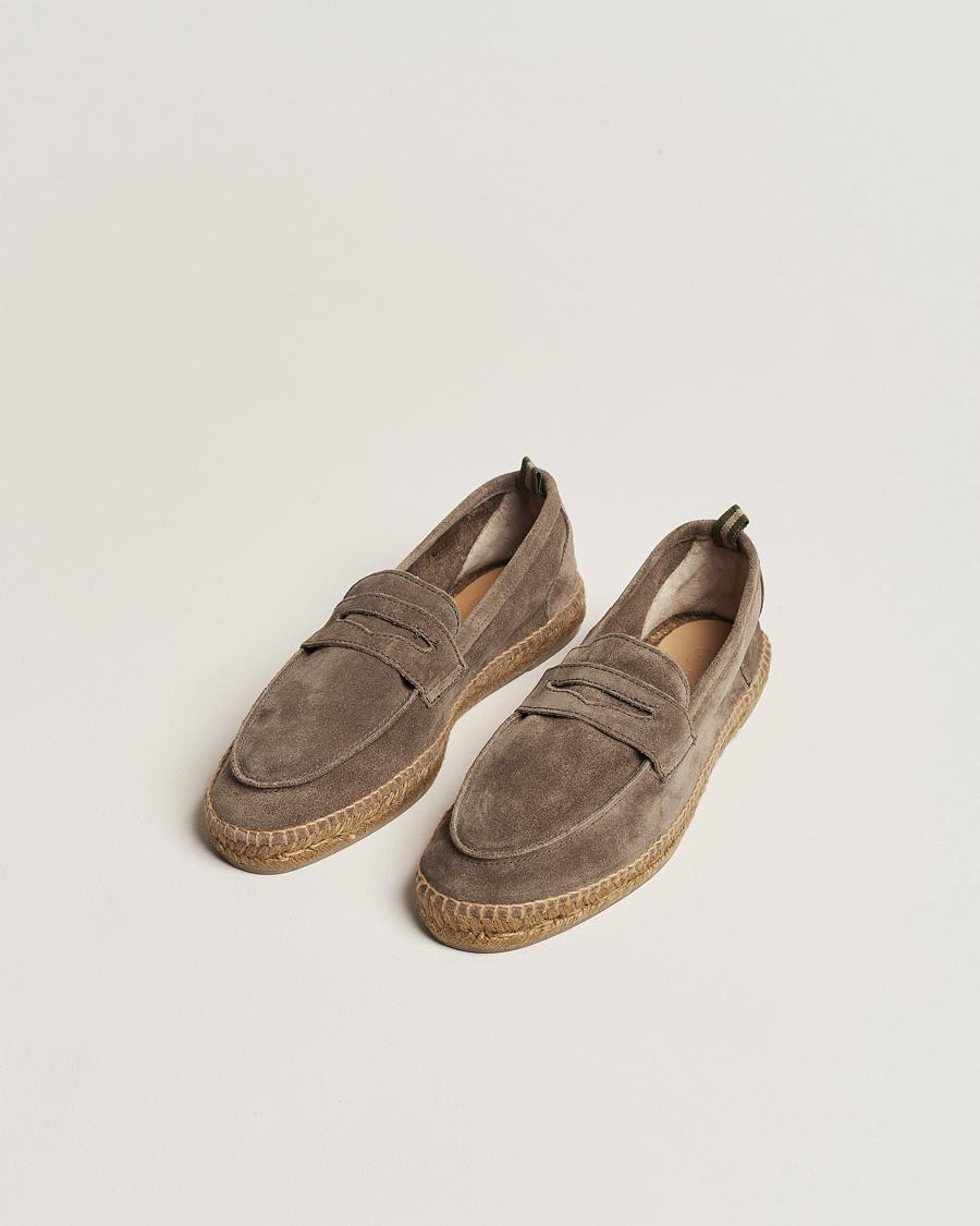 Herre | Sko i mokka | Castañer | Nacho Casual Suede Loafers Topo