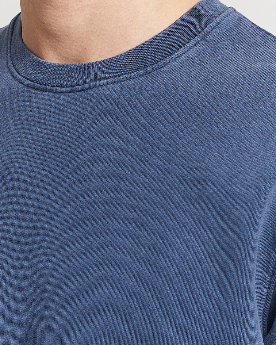 Herre | Gensere | Colorful Standard | Classic Organic Crew Neck Sweat Neptune Blue