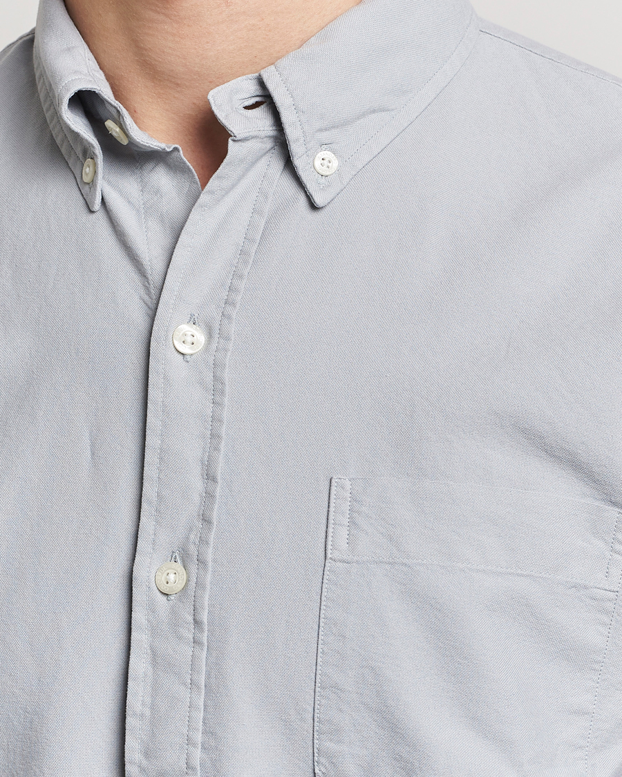 Herre | Skjorter | Colorful Standard | Classic Organic Oxford Button Down Shirt Cloudy Grey