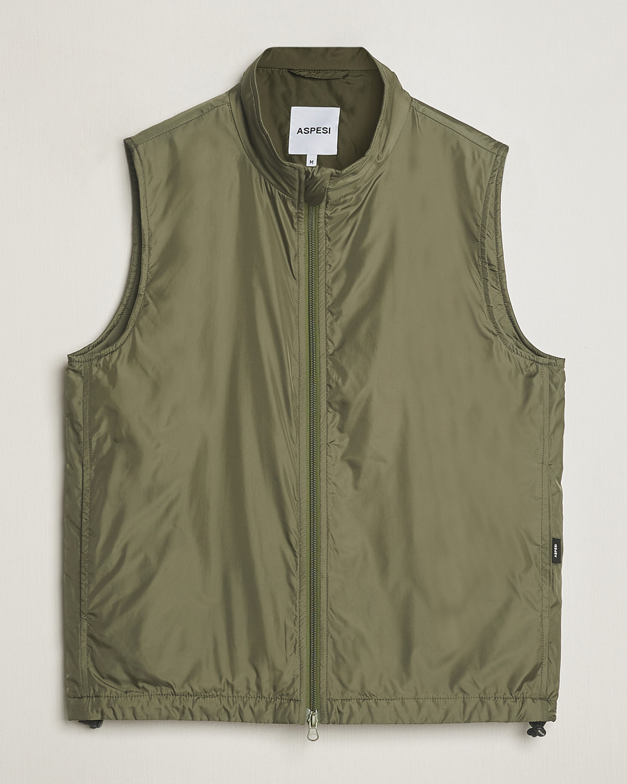 Herre | Jakker | Aspesi | Vernes Nylon Gilet Sage