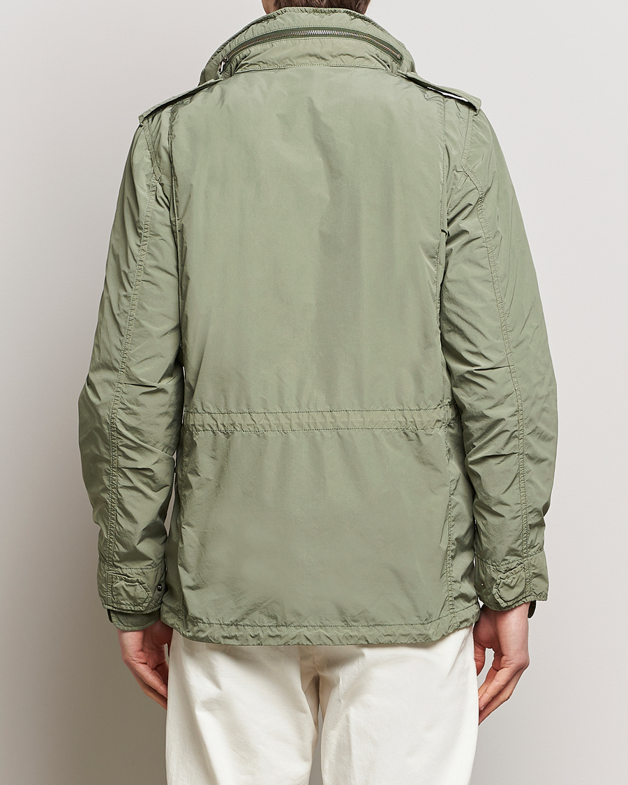 Herre | Jakker | Aspesi | Giubotto Garment Dyed Field Jacket Sage