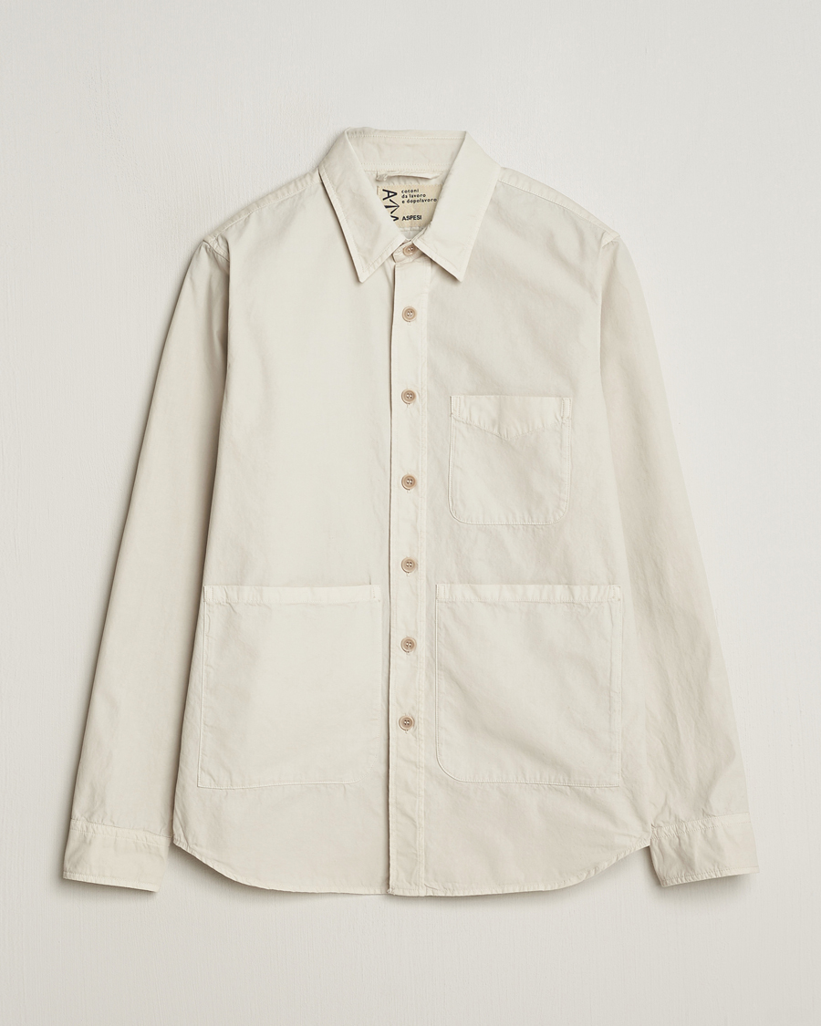 Herre | Jakker | Aspesi | Utility Shirt Jacket Light Beige
