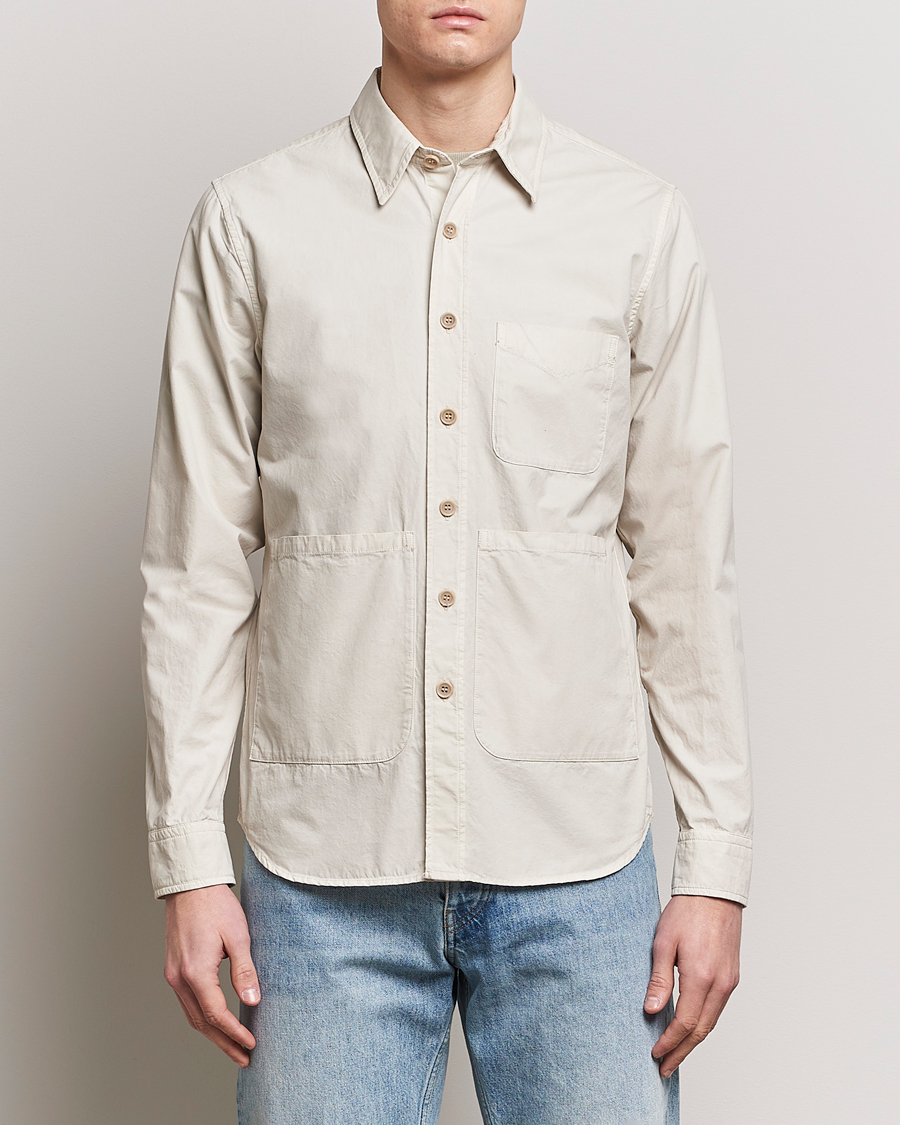 Herre | Moderne jakker | Aspesi | Utility Shirt Jacket Light Beige