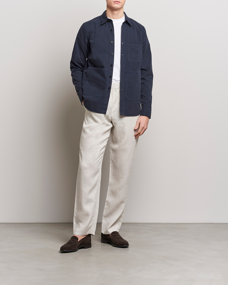 Herre | Jakker | Aspesi | Utility Shirt Jacket Navy