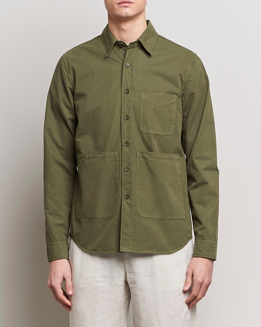 Herre | Contemporary Creators | Aspesi | Utility Shirt Jacket Military