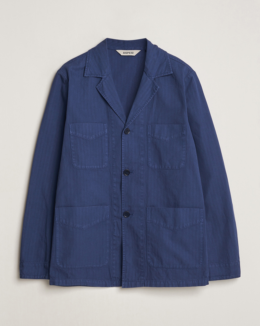 Herre | Jakker | Aspesi | Fadango Shirt Jacket Navy