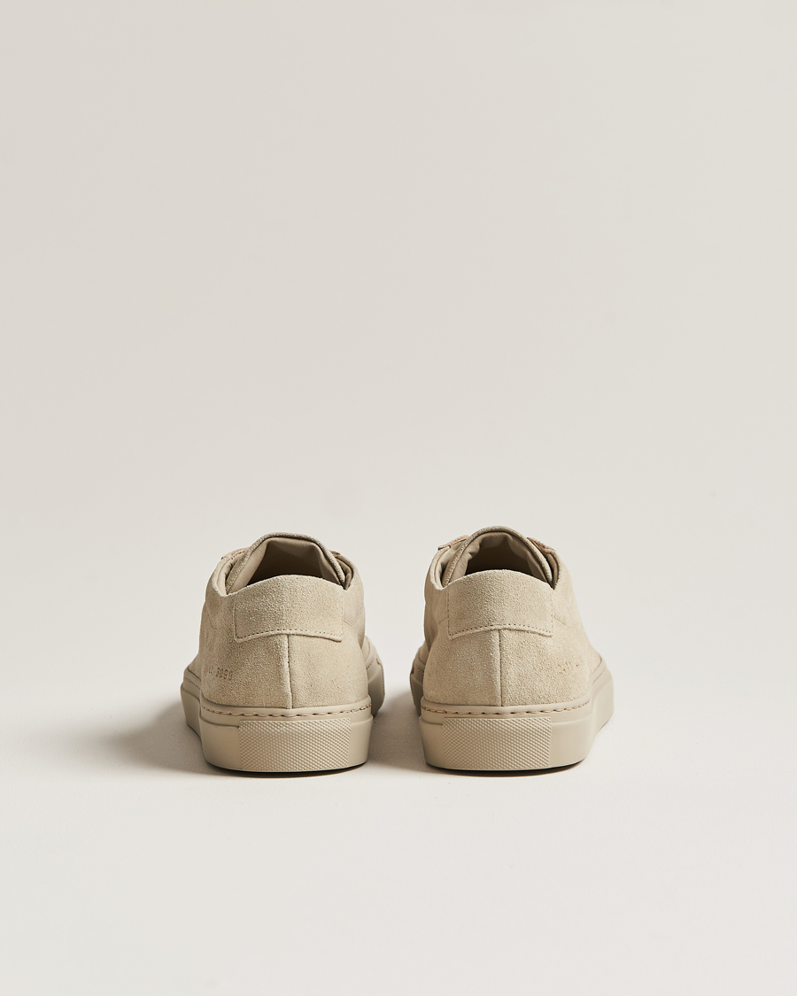 Herre | Common Projects Original Achilles Suede Sneaker Bone | Common Projects | Original Achilles Suede Sneaker Bone