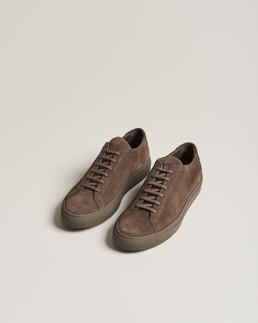 Herre | Common Projects Original Achilles Suede Sneaker Clay | Common Projects | Original Achilles Suede Sneaker Clay