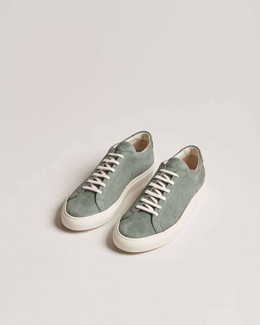 Herre | Common Projects | Common Projects | Original Achilles Pebbled Nubuck Sneaker Sage