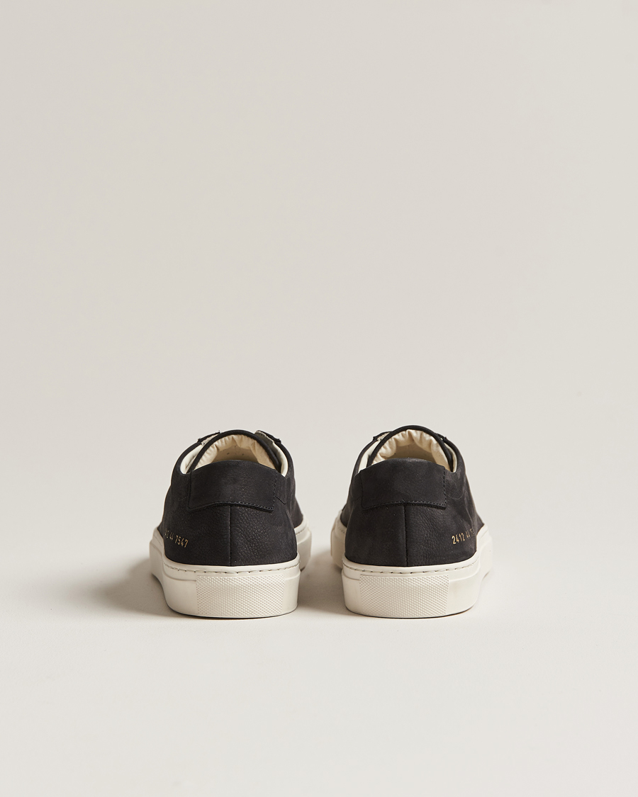 Herre | Common Projects Original Achilles Pebbled Nubuck Sneaker Black | Common Projects | Original Achilles Pebbled Nubuck Sneaker Black