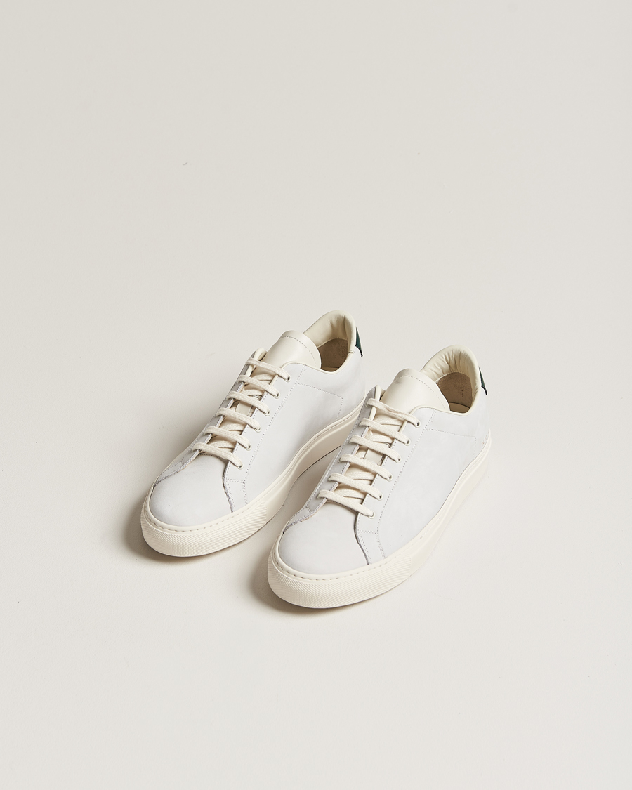 Herre | Common Projects | Common Projects | Retro Pebbled Nappa Leather Sneaker White/Green