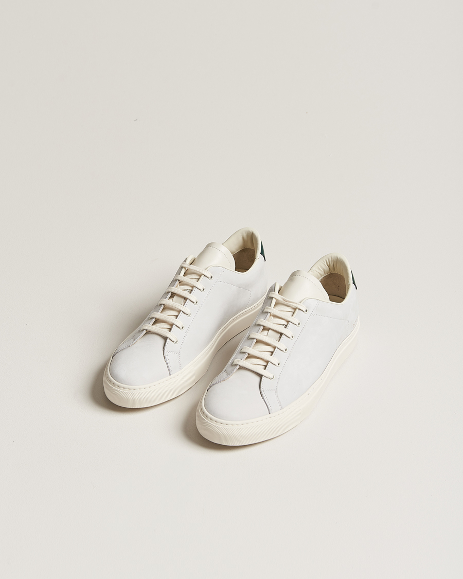 Herre | Sommer | Common Projects | Retro Pebbled Nappa Leather Sneaker White/Green