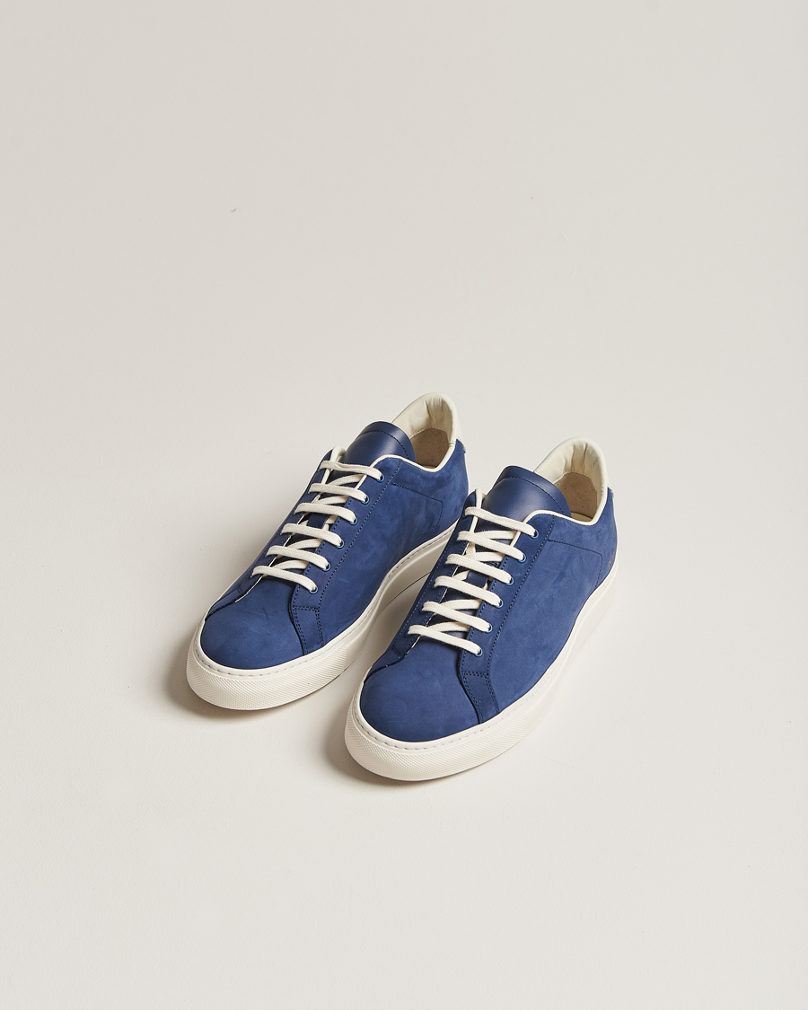 Herre | Common Projects | Common Projects | Retro Pebbled Nappa Leather Sneaker Blue/White