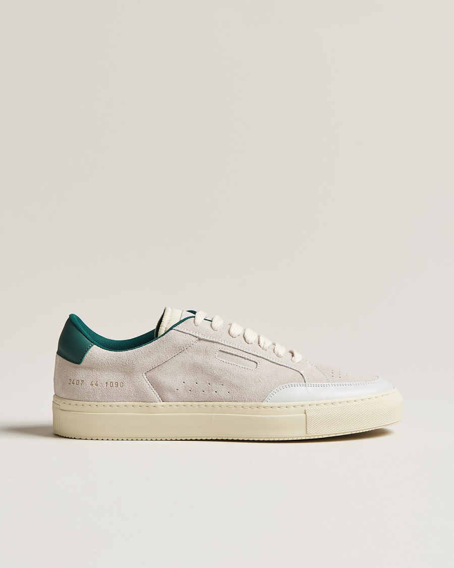 Herre | Common Projects Tennis Pro Sneaker Off White/Green | Common Projects | Tennis Pro Sneaker Off White/Green