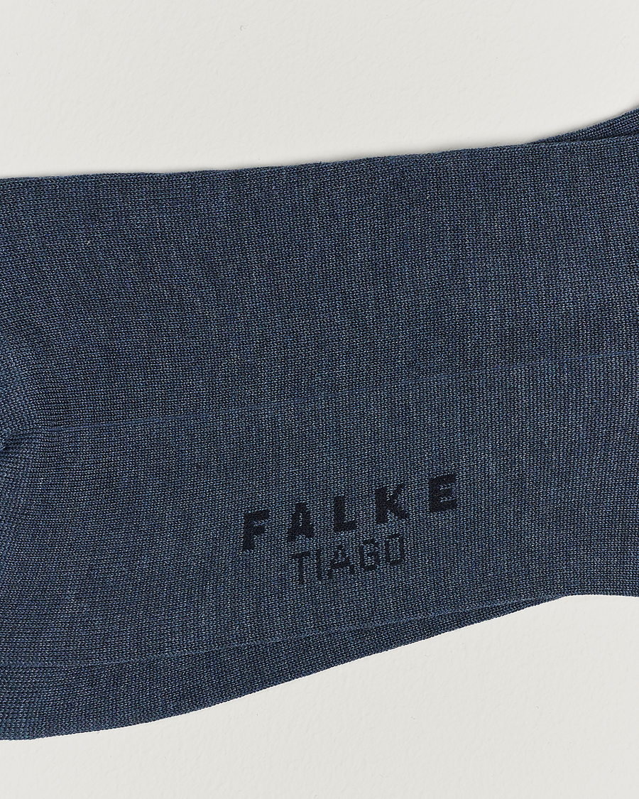 Herr | Strumpor | Falke | Tiago Socks Denim Melange