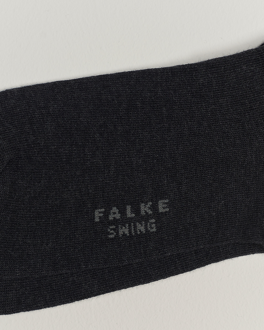 Herr | Strumpor | Falke | Swing 2-Pack Socks Anthracite Melange