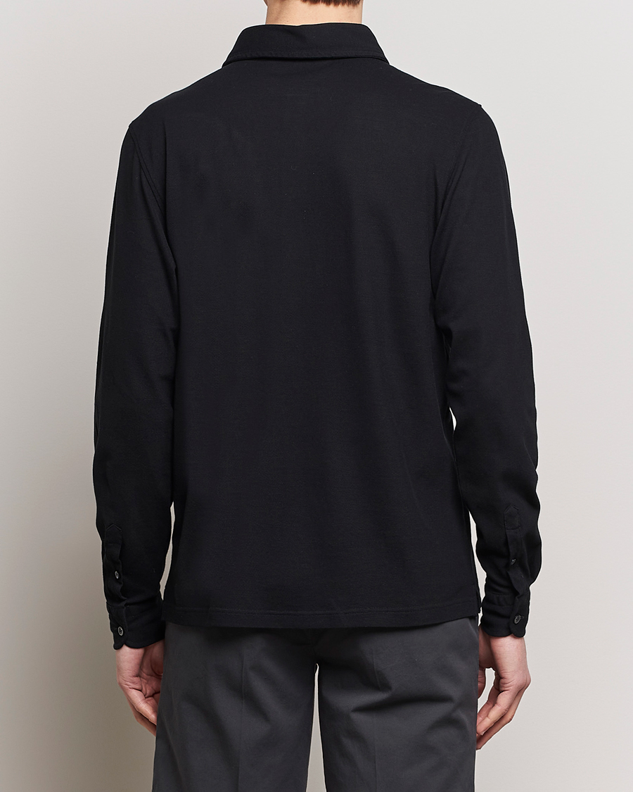 Herre | Skjorter | Gran Sasso | Popover Shirt Black