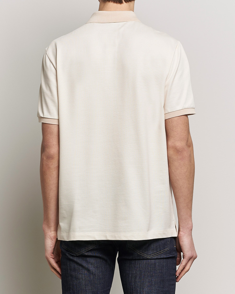 Herre | Pikéer | Brioni | Cotton Piquet Polo Beige