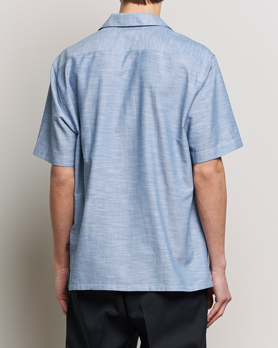 Herre | Skjorter | Brioni | Cotton Cuban Shirt Light Blue