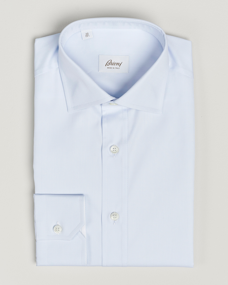Herre | Skjorter | Brioni | Slim Fit Dress Shirt Light Blue