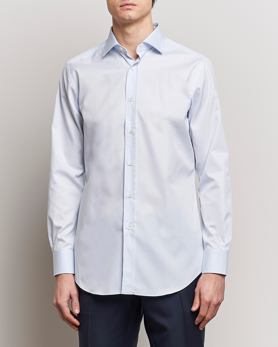 Herre | Skjorter | Brioni | Slim Fit Dress Shirt Light Blue