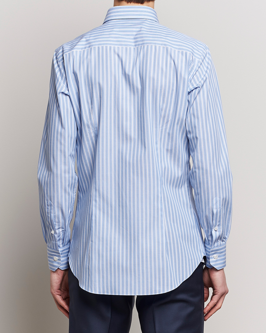 Herre | Skjorter | Brioni | Slim Fit Dress Shirt Blue Stripe