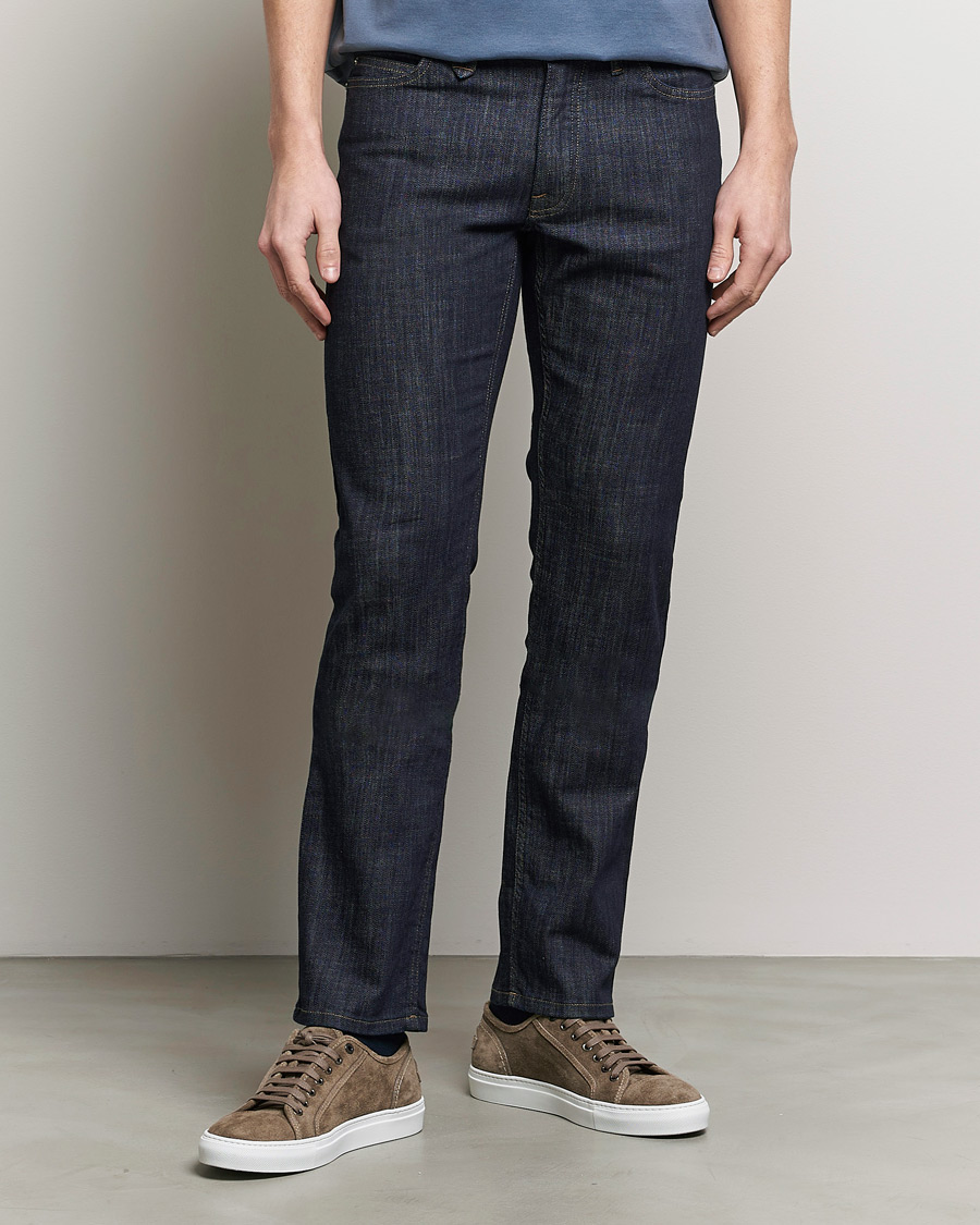 Herre | Avdelinger | Brioni | Slim Fit Stretch Jeans Dark Indigo