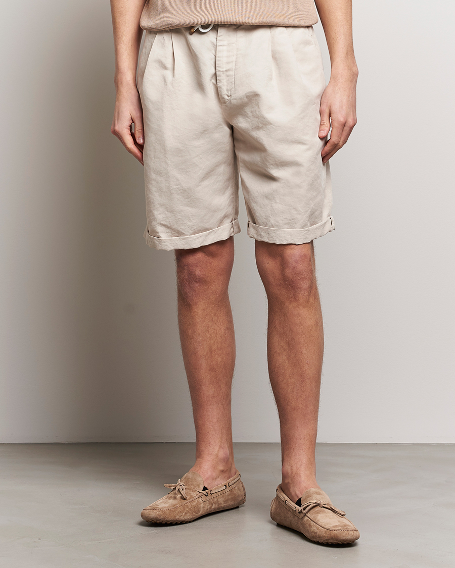 Herre | Klær | Brunello Cucinelli | Drawstring Shorts Light Beige