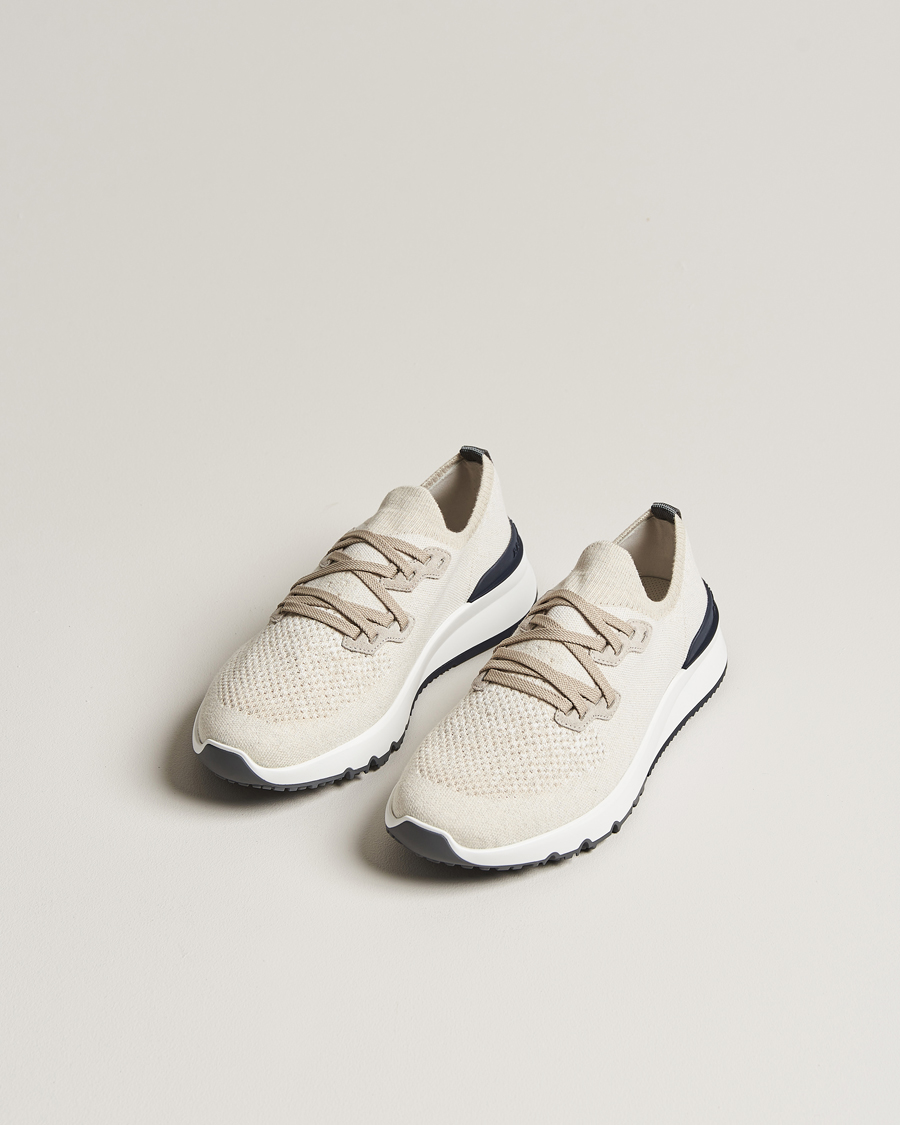 Herre | Avdelinger | Brunello Cucinelli | Mesh Running Sneakers Beige