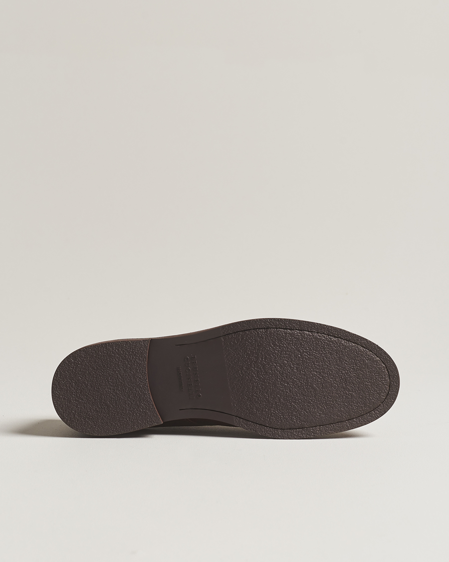Herre | Brunello Cucinelli Plain Toe Derby Dark Brown Deerskin | Brunello Cucinelli | Plain Toe Derby Dark Brown Deerskin