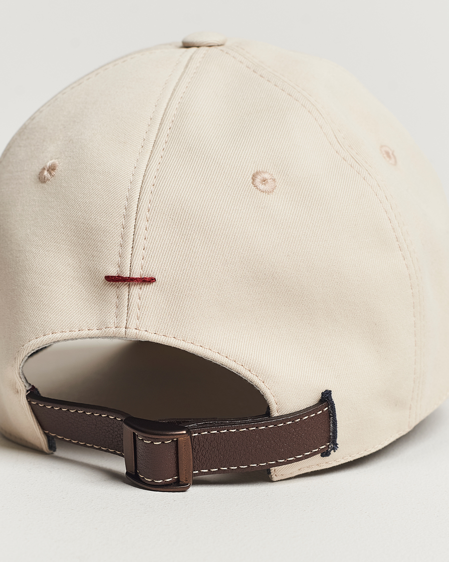 Herre | Brunello Cucinelli Cotton Baseball Cap Light Beige | Brunello Cucinelli | Cotton Baseball Cap Light Beige