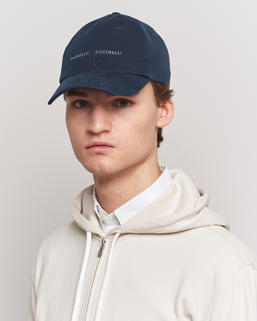 Herre | Avdelinger | Brunello Cucinelli | Cotton Baseball Cap Navy