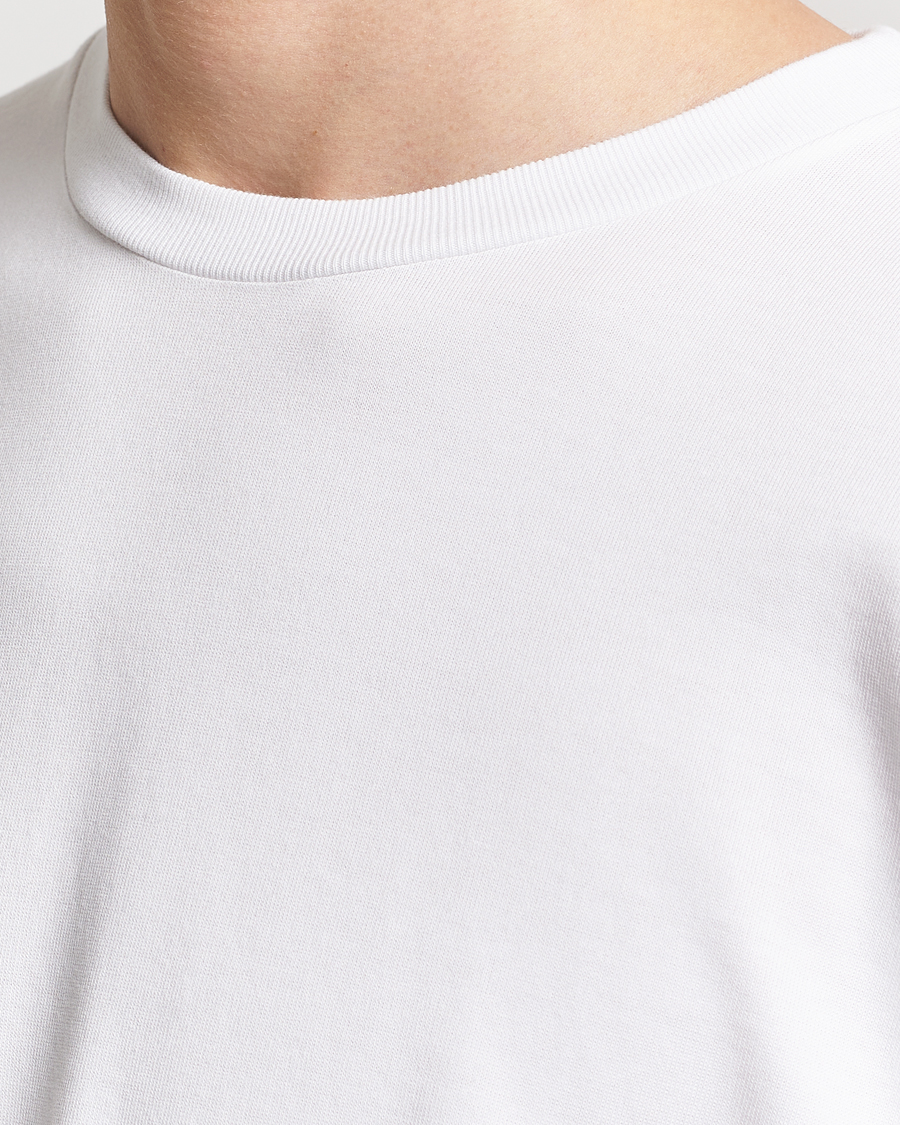 Herre | T-Shirts | Auralee | Luster Plating Long Sleeve T-Shirt White