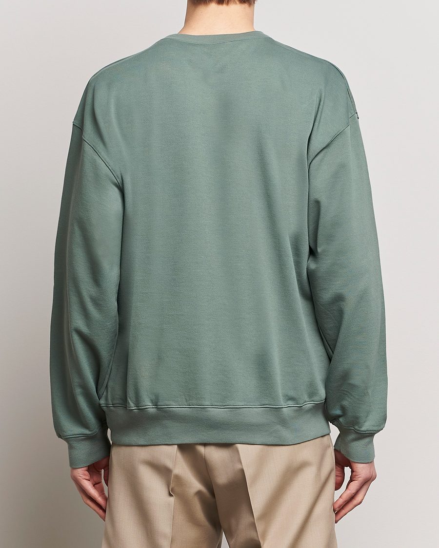 Herre | Gensere | Auralee | Super High Gauze Sweatshirt Dustry Green