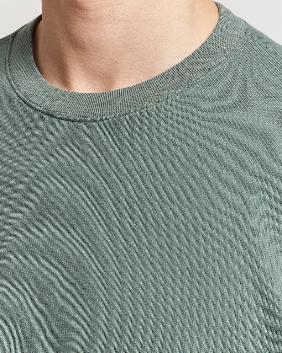 Herre | Gensere | Auralee | Super High Gauze Sweatshirt Dustry Green