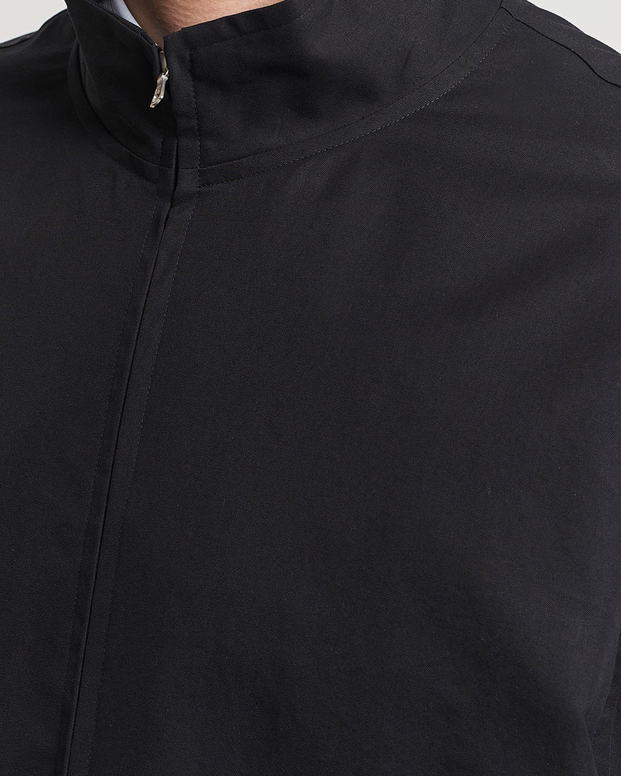 Herre | Jakker | Auralee | Washed Silk Chambray Blouson Black