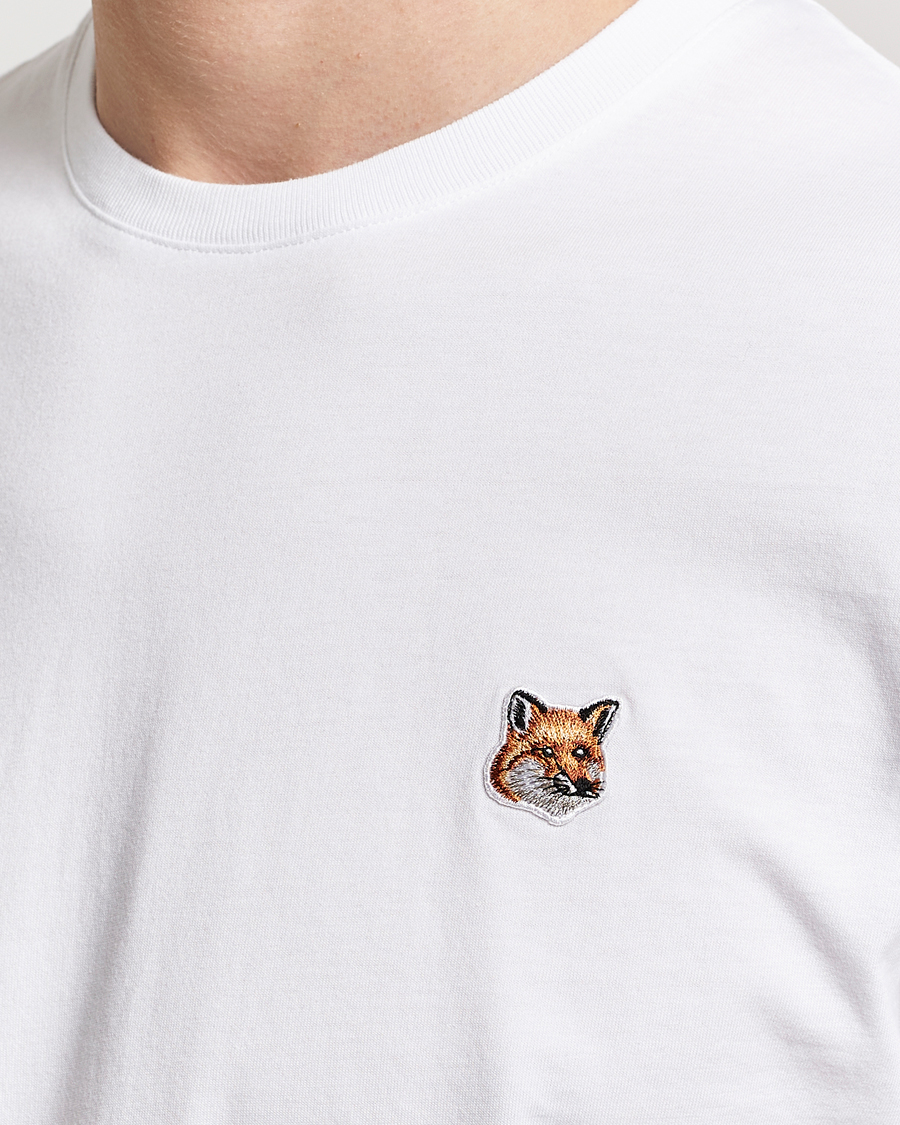 Herre | T-Shirts | Maison Kitsuné | Fox Head T-Shirt White