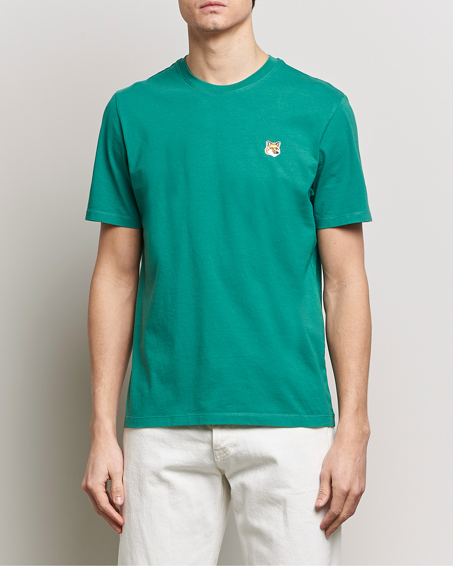 Herre | Contemporary Creators | Maison Kitsuné | Fox Head T-Shirt Pine Green