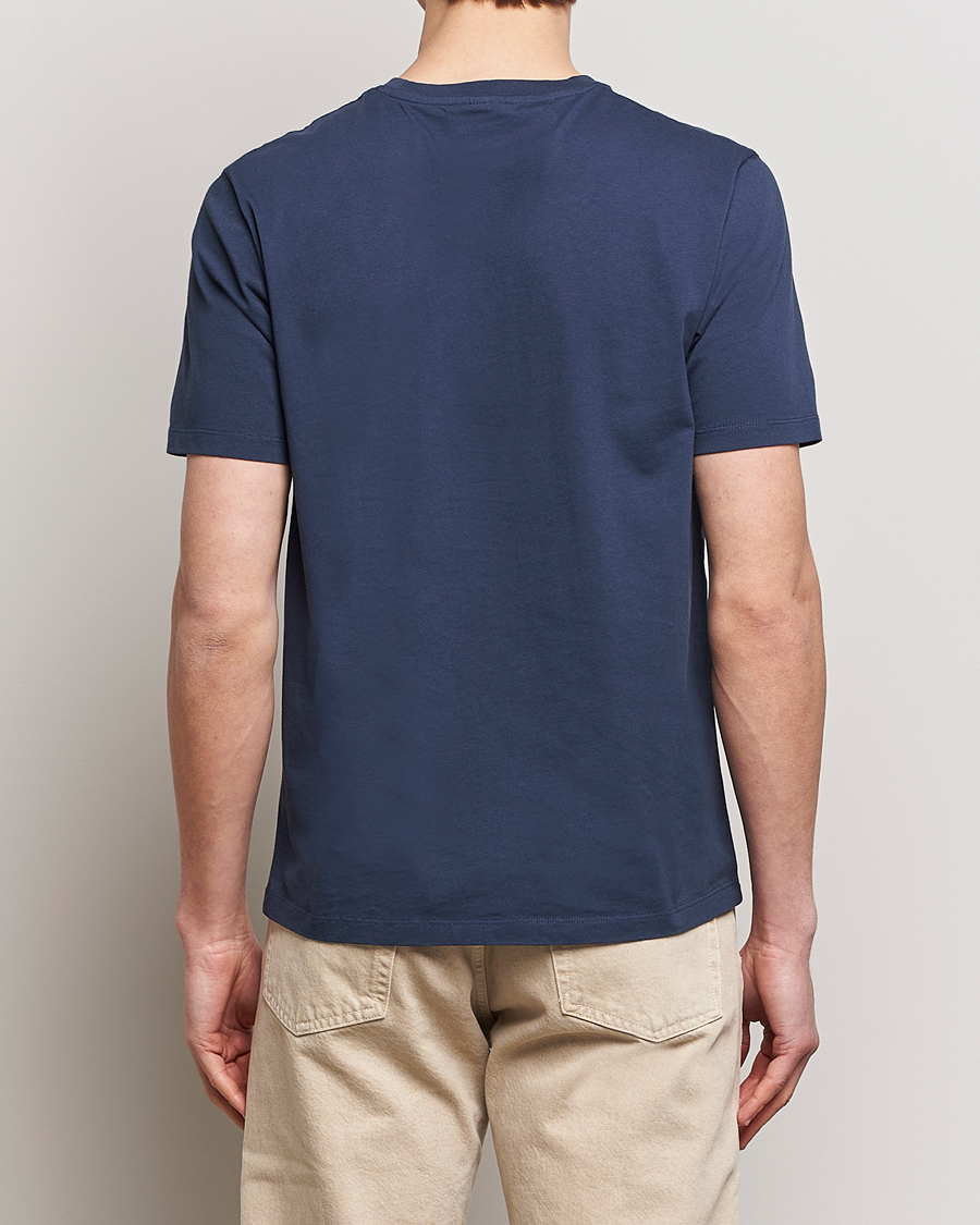 Herre | T-Shirts | Maison Kitsuné | Fox Head T-Shirt Ink Blue