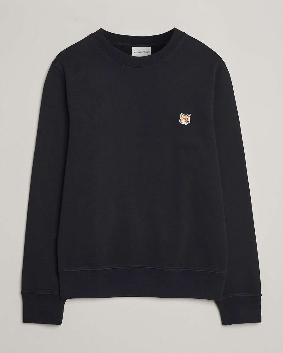 Herre | Gensere | Maison Kitsuné | Fox Head Sweatshirt Black