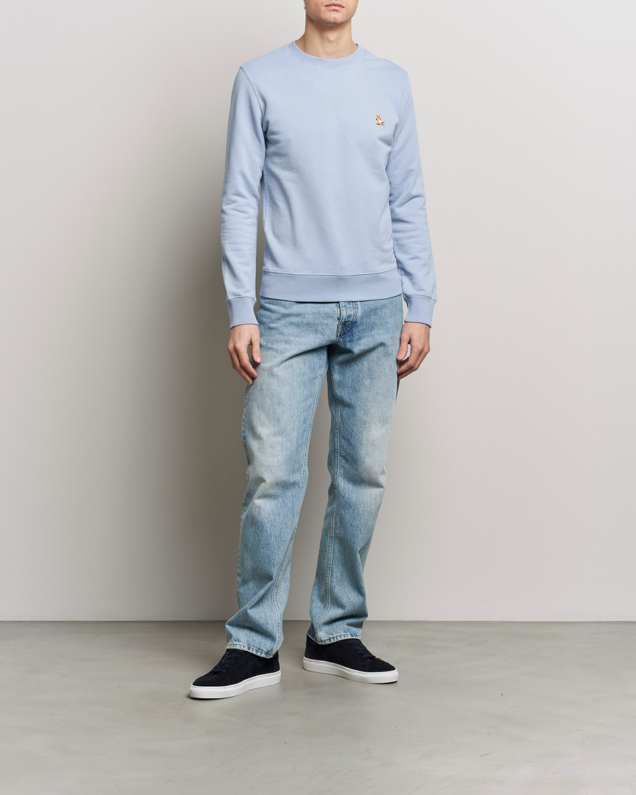 Herre | Gensere | Maison Kitsuné | Chillax Fox Sweatshirt Beat Blue