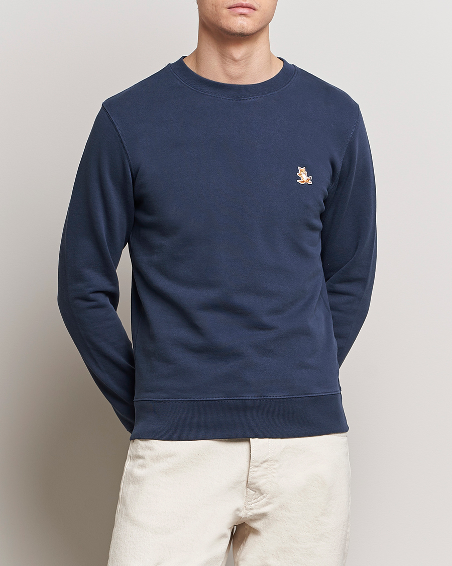 Herre | Avdelinger | Maison Kitsuné | Chillax Fox Sweatshirt Ink Blue