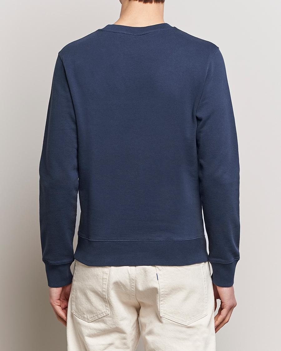 Herre | Gensere | Maison Kitsuné | Chillax Fox Sweatshirt Ink Blue