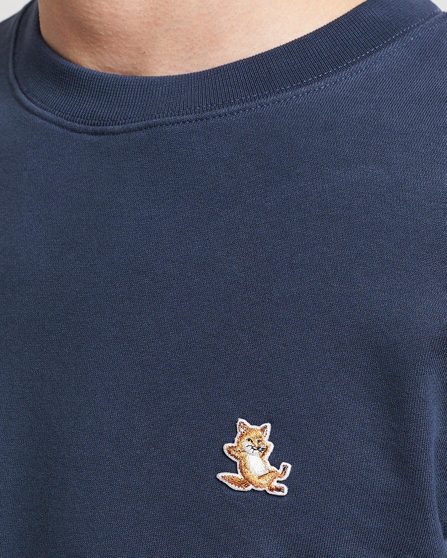 Herre | Gensere | Maison Kitsuné | Chillax Fox Sweatshirt Ink Blue