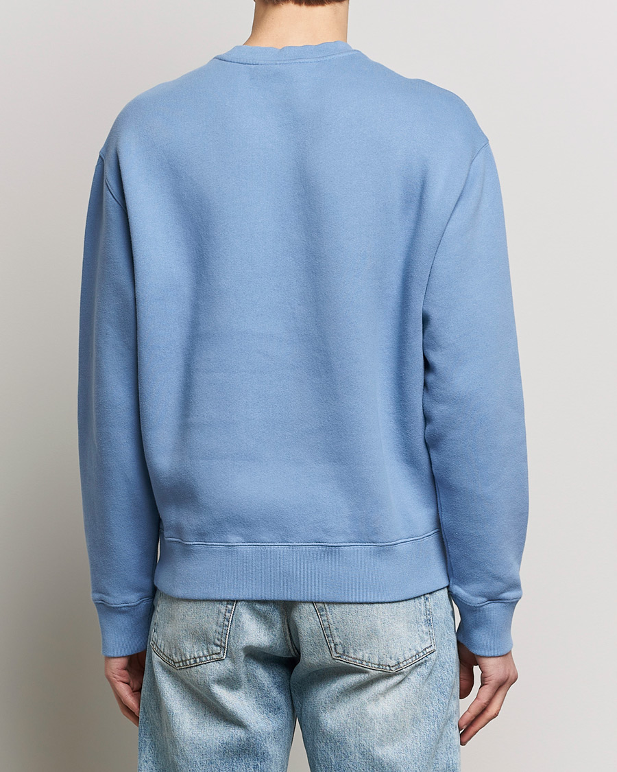 Herre | Gensere | Maison Kitsuné | Tonal Fox Head Sweatshirt Hampton Blue