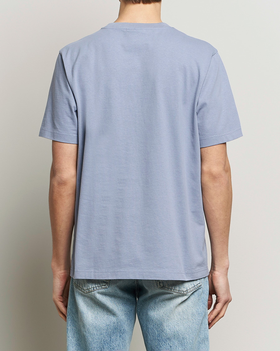 Herre | T-Shirts | Maison Kitsuné | Racing Fox T-Shirt Duster Blue