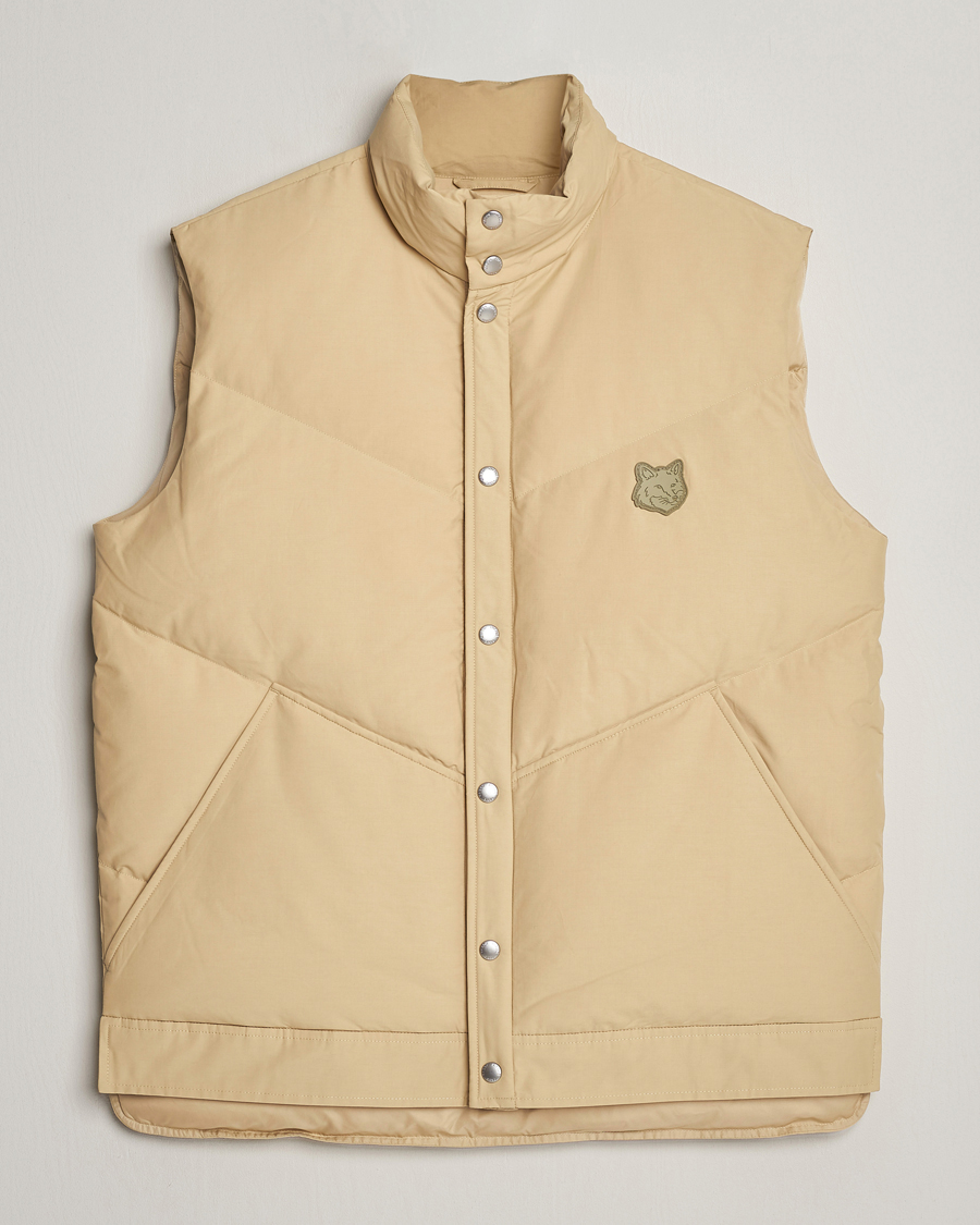 Herre | Jakker | Maison Kitsuné | Tonal Fox Puffer Vest Canvas