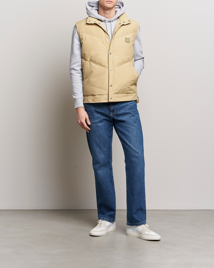 Herre | Jakker | Maison Kitsuné | Tonal Fox Puffer Vest Canvas