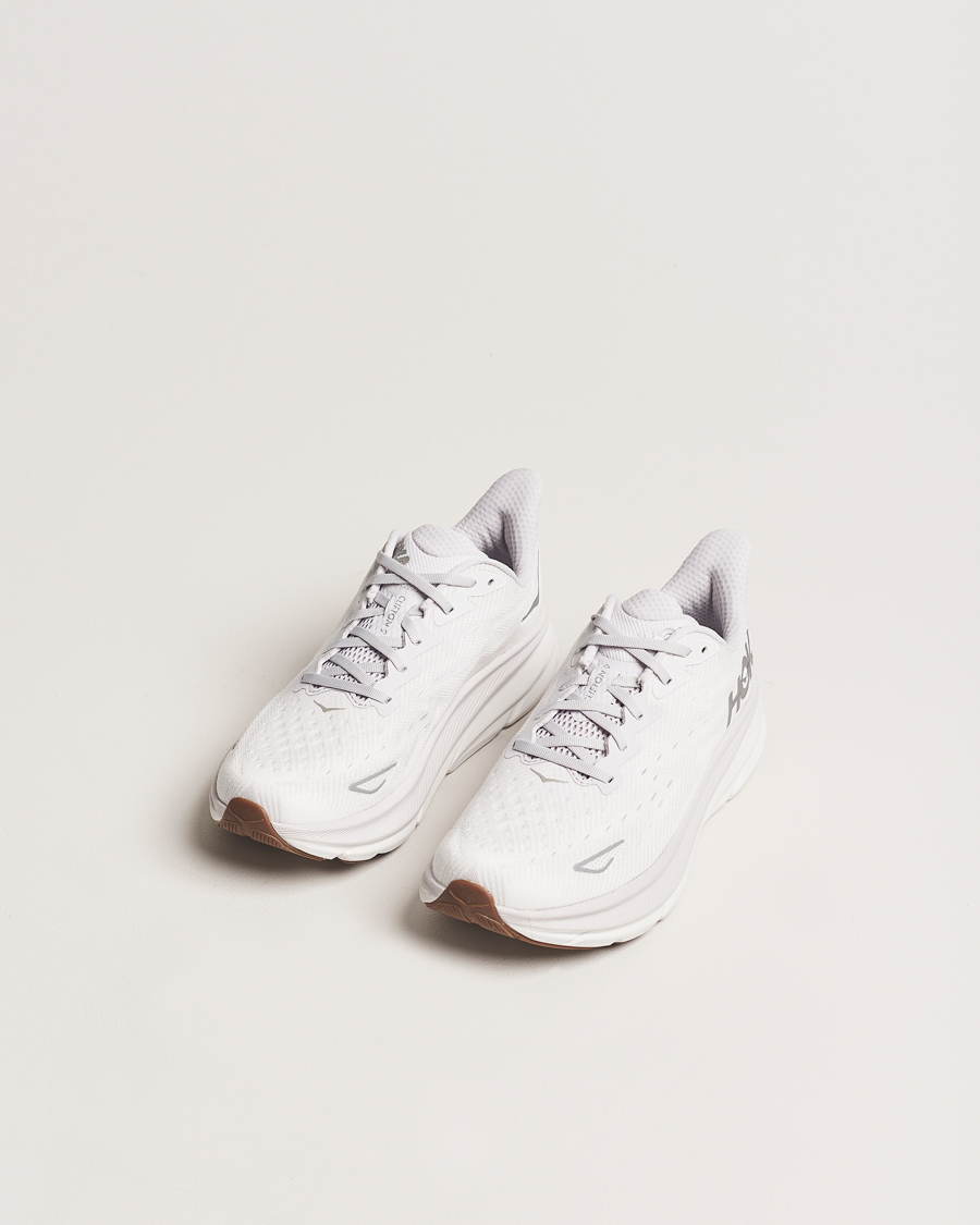 Herre | Hvite sneakers | Hoka One One | Hoka Clifton 9 Nimbus Cloud/White